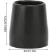Crutch Rubber Tips Walking Stick Tips Thick Rubber Safety Compression Non Slip for Folding Canes for Canes black - Buy Online on GoSupps.com