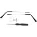 Tofficu Sunglasses Repair Set - 3 Pairs of Vintage Accessories for Arm Legs & Frame | Durable Metal Tubular Black 13.5x0.7cm - Buy Online on GoSupps.com