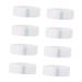 Housoutil 8pcs Eyelash Tape Medical Lash Tape Eyelash Mascara Under Eye Patches Tape Spray Talcum Adhesive Tape Medical Lash Pads and Tape Extend White Breathable Non-woven Fabric