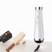 Travel Hair Dryer- 1800W High-Speed Brushless Motor Negative Ionic Blow Dryer for Fast Drying Low Noise Thermo-Control Hair Dryers with Comb for Salon Home and Travel. (White) White-d