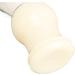 White Barber Duster Brush Easy Cleaning Neck Duster Brush with Curved Handle Face Duster Brush for Hair Cutting Portable Compact Barber Brush for Broken Hair Beard Removal - Buy Online on GoSupps.com