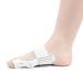 ALINZO Bunion Corrector for Women and Men - Bunion Relief Protector Sleeves Non-Surgical Hallux Valgus Correction Big Toe Separator Pain Relief (White)