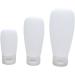 Shop Minkissy 3-Piece Silicone Travel Bottle Set | Empty Makeup & Cosmetic Atomizers | 30ml 60ml 100ml for Lotion Shampoo & Liquid Soap - Perfect for International Travel - Buy Online on GoSupps.com