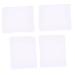 Gleavi 6st mask glasses ear pads mask earleavel -ear -protrose glasses cushion for ears ear pads swift fx winding polyester glass white white 5.5x5.5cm