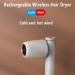 Cordless Hair Dryer Battery Operated Hair Dryer Rechargeable Portable Hairdryer for Indoor Outdoor Camping Tourism - Buy Online on GoSupps.com