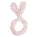 The Vintage Cosmetic Company Baby Bunny Twist Make Up Headband Skincare Headband Hold Back Hair Soft and Comfy Makeup Headband Beauty Accessory Pink Star and Large Bow Design