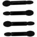 Baluue 150 Pcs Women Eyeshadow Brush Eye Shadow Applicator Double-end Eyeshadow Brushes Face Sponge Black - Buy Online on GoSupps.com