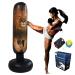 Inflatable Kids Punching Bag - ORULA,160cm Free Standing Punch Bag,Punching Bags for Kids,Martial Arts Dummy Kids,Kick Boxing Bag with Air Pump Gift Box,Relieve Pent Up Energy in Kids Lion 160.0 Centimeters