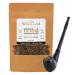 White Leaf 100% Natural Flavour Herbal Smoking Blend 1 Pack (1 Oz/ 30 gm) - Tobacco & Nicotine Free Smoking Mixture with Wooden Royal Black Pipe