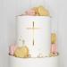 Cake topper (cross) Charm acrylic/wood baptism communion confirmation confirmation cake plug cake cake plug decoration caketopper (1 piece gold) gold 1 piece