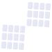Beaupretty 60 STK Gelpads for Bolltoner replacement gelpads for abdominal stimulators Hydrogel adhesive accessories fitness devices white MX2PCS whiteX2STK