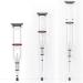 Crutches Fracture Underarm Telescopic Crutches Ankle Anti-Slip Cane Walking Aid for Young People with Injuries Smooth Sailing - Buy Online on GoSupps.com