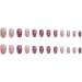 Shop HUIL Artificial Nails - 24 Pink Round False Nails for Perfect Manicure | International Shipping - Buy Online on GoSupps.com