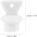 JECOMPRIS Heat Bottle Lock - 2 Pack Plastic Hot Water Sack Replacement Plugs | Universal Anti-Leak Solutions for Water Jugs | White - Buy Online on GoSupps.com