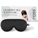 R.o.s.s 100% Mulberry Silk Sleep Mask Eye Mask Super Smooth for Blind Fold (Black)