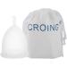 CROING Men's Menstruation Stasse - 2 Pieces White Menstrual Cup | Eco-Friendly Period Solution - Buy Online on GoSupps.com