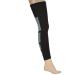 Calf Compression Sleeve - Extra Long Design Anti-Slip Silicone Robust Polyester Spandex Support (Black) - International Shipping Available - Buy Online on GoSupps.com