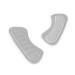 Didiseaon 3 Pairs Shoe Inserts Silicone Insoles Shoe Insoles Back Insoles Ripple Heel