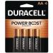 DURCEL Duracell AA Alkaline Batteries 1.5V - Pack of 4 | International Shipping Available - Buy Online on GoSupps.com