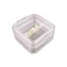 TJIRIS 30 Pcs Handmade Membrane Tooth Box with Film 2 Inches Transparent Denture Box for Dental Crowns/Bridges