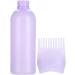 Root Comb Applicator Bottle Hair Dye Bottle for Hair Dye Bottle Applicator Brush with Graduated Scale(3 colors for your choice (Purple) - Buy Online on GoSupps.com