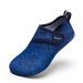Racqua Boys Girls Swim Shoes Kids Beach Surf Water Shoes Aqua Sports Shoes Barefoot Quick-Dry Aqua Yoga Socks Toddler Pool Shoes 4.5-5.5 Big Kid Blue Dinosaur 2