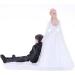 TOUFA Cake Topper Synthetic Resin Bride & Groom Wedding Cake Topper Romantic Wedding Party Decoration Adorable Figurine Craft Gift Black & White 4 - Buy Online on GoSupps.com