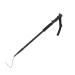 Bewinner Stainless Steel Extensible Snake Hook Portable Snake Hook Reptile Catcher Stick Rattlesnake Grabber Pick Up Handling Tool Retractable Reptile Hook for Catching Handling Snake