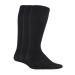 IOMI 3 Pack Men's Travel Socks Compression Flight Socks for Swollen Feet | DVT Support Stockings 46-50 Black