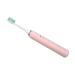 Smart Toothbrush Electric Toothbrush Powerful Motor Lightweight Portable IPX7 Waterproof with 2 Heads for Travel (Pink)
