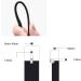 CASOTA Eyeglass Replacement Temples - Durable Plastic Eyeglass Repair Parts Black 1 Pair for Universal Fit - Buy Online on GoSupps.com