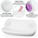 Non-Slip SPA Bath Pillow | Soft Waterproof Headrest with Suction Cups - Easy to Clean | 1pc - Buy Online on GoSupps.com