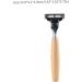 Buy Safety Wood Handle Double Edge Shaver - Portable Reusable Beard Cleaning Tool for Men & Women | Fast International Shipping - Buy Online on GoSupps.com