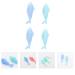 Lurrose 4pcs Nail Brushes Set - Delphin Form Cleaning Brushes for Toenails & Fingernails | Nail Art Tools in Random Colors - Ideal for Nail Peeling & Cleaning - Buy Online on GoSupps.com