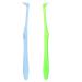 Ouligay 2Pcs Tuft Toothbrush Tufted Toothbrush End-Tuft Tapered Trim Toothbrush Soft Wisdom Gap Toothbrush for Orthodontic Braces Single Compact Interdental Interspace Toothbrush for Detail Cleaning