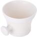 Foam Shaving Cream Bowl ABS 11x11x8cm - White | Shaving Soap Bowl for Men's Beard Cleaning at Barber Salon or Personal Use - Buy Online on GoSupps.com