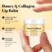 Honey & Collagen Lip Balm 50g Moisturizing Lip Plumper Lip Care for Smooth Lips Long-Lasting Alcohol-Free Smooth Texture Non-Greasy with Collagen for Hydration Gifts for Women - Buy Online on GoSupps.com