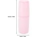 YWBL-WH Portable Toothbrush Case - Hygienic Durable & Stylish - Versatile Use in Pink | International Shipping - Buy Online on GoSupps.com