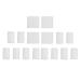 8 Pairs Toe Separator Spacer Silicone Bunion Corrector Straightener for Overlapping Toes Big Alignment