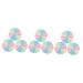 POPETPOP Makeup Headband 9 Sets Triangular Sponge Puff Makeup Latex Sponge Triangle Setting Powder Puff Cleansing Cotton Pads Wedge s Soft Powder Puff Mix Girl Emulsion Flutter