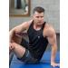 Jed North Men's DRI-FIT Microfiber Bodybuilding Stringer Tank Top XXL Black - Buy Online on GoSupps.com