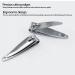 Nail Clippers Set of 3 Silver Stainless Steel Blades for Men Women Professional - Buy Online on GoSupps.com