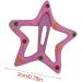 hgnxa 5 pairs Hair Clip Star Snap Clip For Girl Star Hair Clip For Kid Star Barrettes Bangs Clip Side Clip Star Hairpin Light pink - Buy Online on GoSupps.com