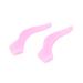 Willwa 1 pair of sports-silicone-slip glasses ear grapping temples ear spill holder glasses sunglasses glasses accessories (color: pink size: 45x23x4.3mm) 45x23x4.3mm pink