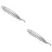 Angoily 2st foldable bare razor razor made of stainless steel manual razor tool beard cutting knife razor made of steel interchangeable scraps hairpise blade man