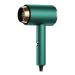 Negative Ionic Hair Dryer 1200W with Concentrator Portable Foldable Hairdryer 3 Speed Folding Portable Mini Hairdryer for Home Living and Travel Green Small Gift