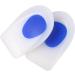 Buy Extra Soft Shoe Heel Silicone Cushions for Men - Shock Absorption Liner for Heel Spurs & Cracked Heels (X-Large Blue) - International Shipping - Buy Online on GoSupps.com