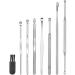 Stainless Steel Ear Cleaner Set - 8pcs for Earwax Removal and Individual Health Care - Buy Online on GoSupps.com