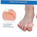Allesoky Bunion Corrector Toe Alignment Tool - 5 Pairs | Soft Gel Separators for Foot Pain Relief, Toe Straightener Pads & Forefoot Support - Buy Online on GoSupps.com