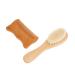 Healifty 2pcs Wooden Hair Comb Shower Hair Brush Baby Suits Bath Kits Baby Burr Brush Baby Scalp Massage Wooden Comb Hairbrush Set Wooden Brush Products Newborn Take a Bath Bamboo